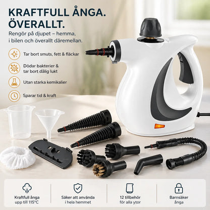 Steelmist™ | Kraftfull Ångtvätt utan Kemikalier