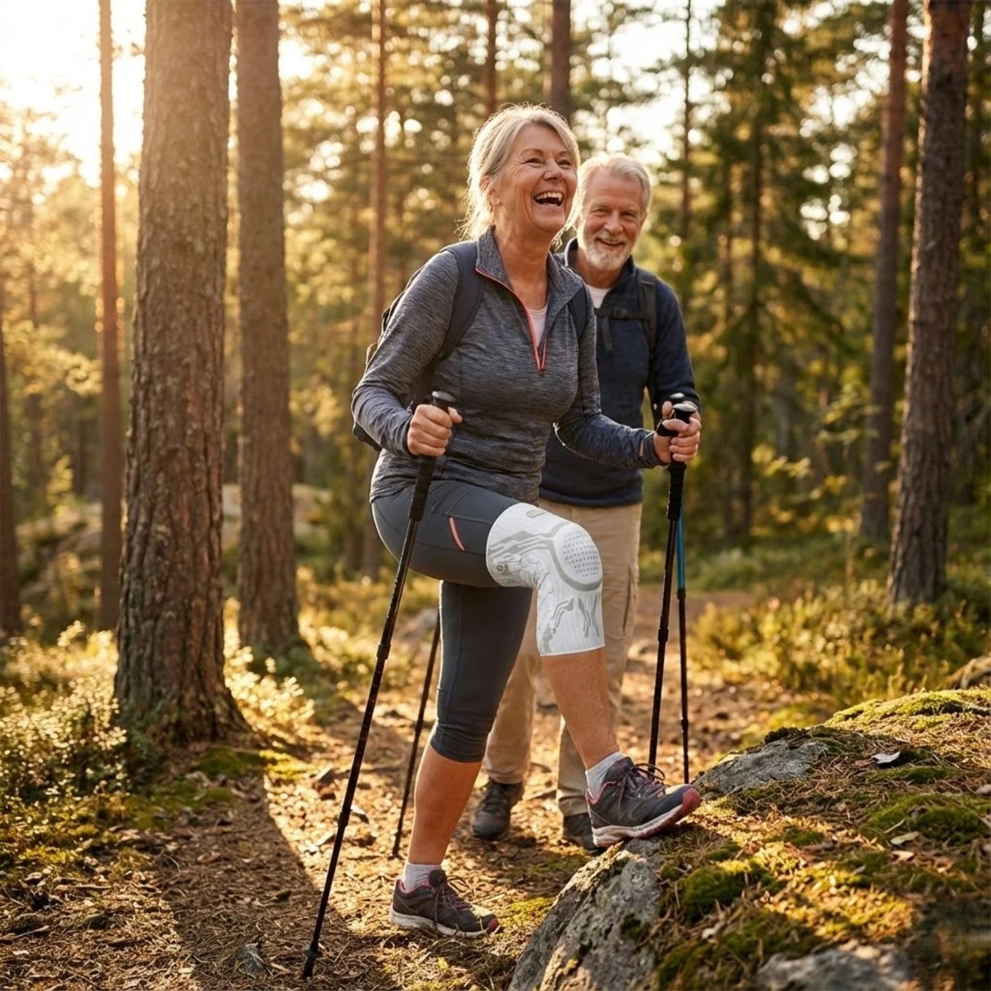 Genustride™ | Justerbart Knästöd för Smärtfri Rörelse