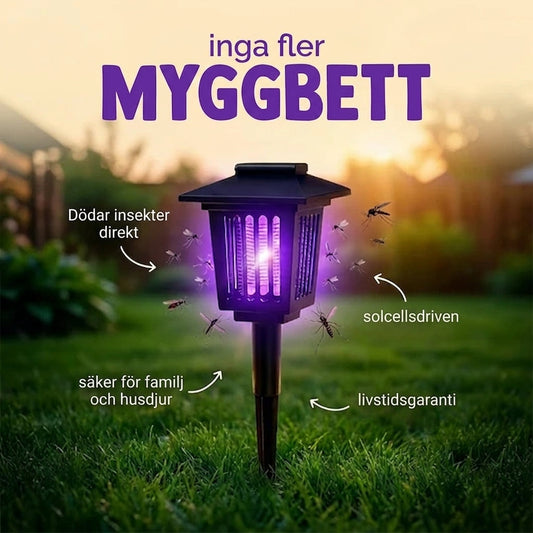 Nattglöd™ | Soldriven Mygglykta utan Kemikalier