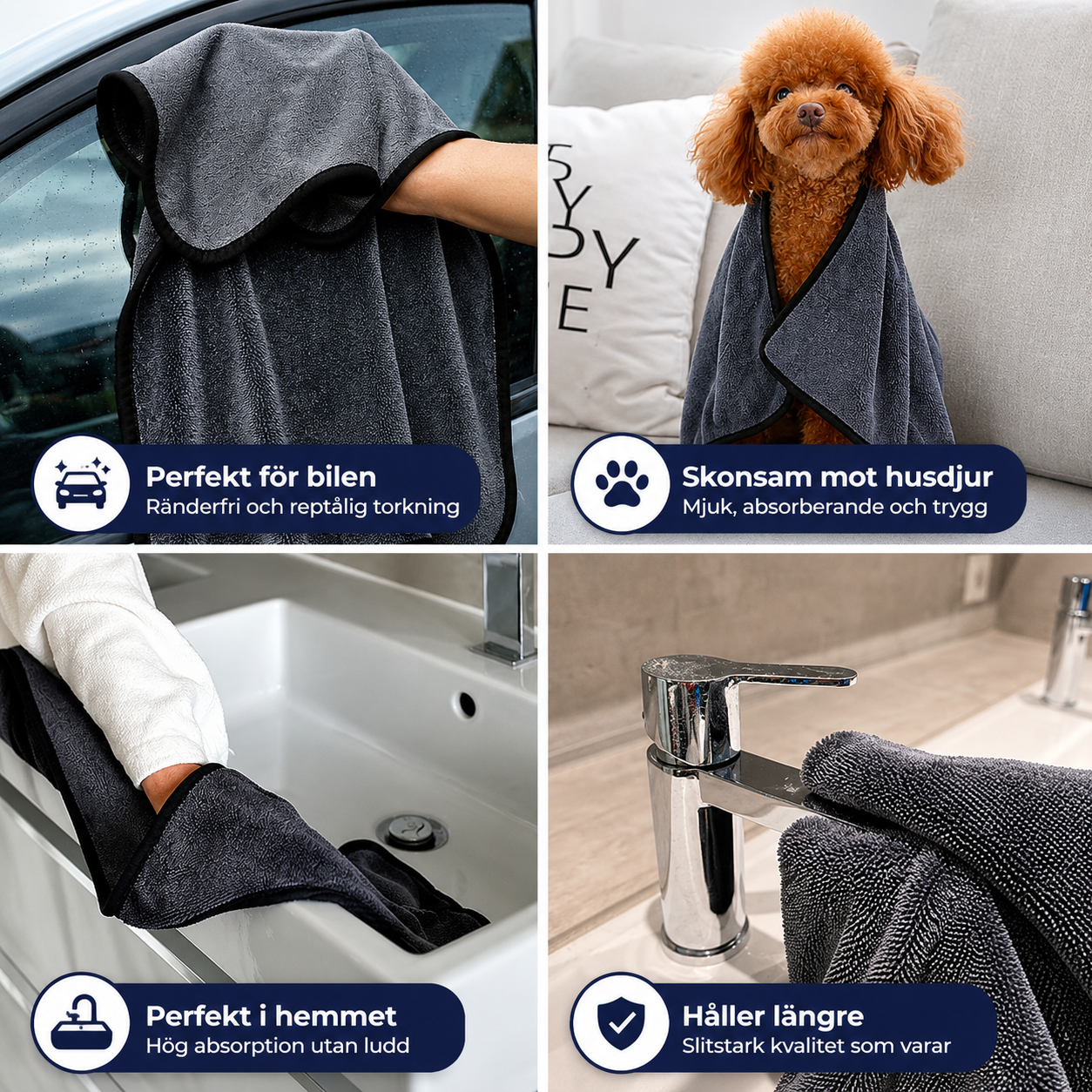 Velluro™ | Ultraabsorberande Mikrofiberduk