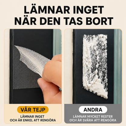 StrataGrip™ | Fäster på Alla Ytor Utan Limrester