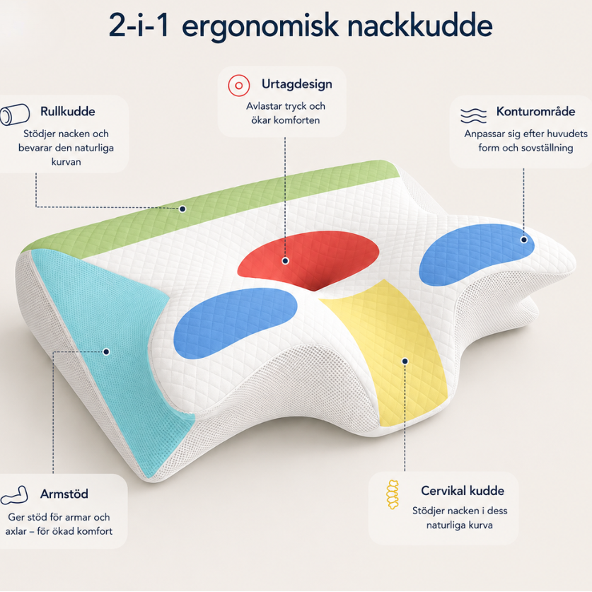 Nackro™ | Ortopedisk kudde