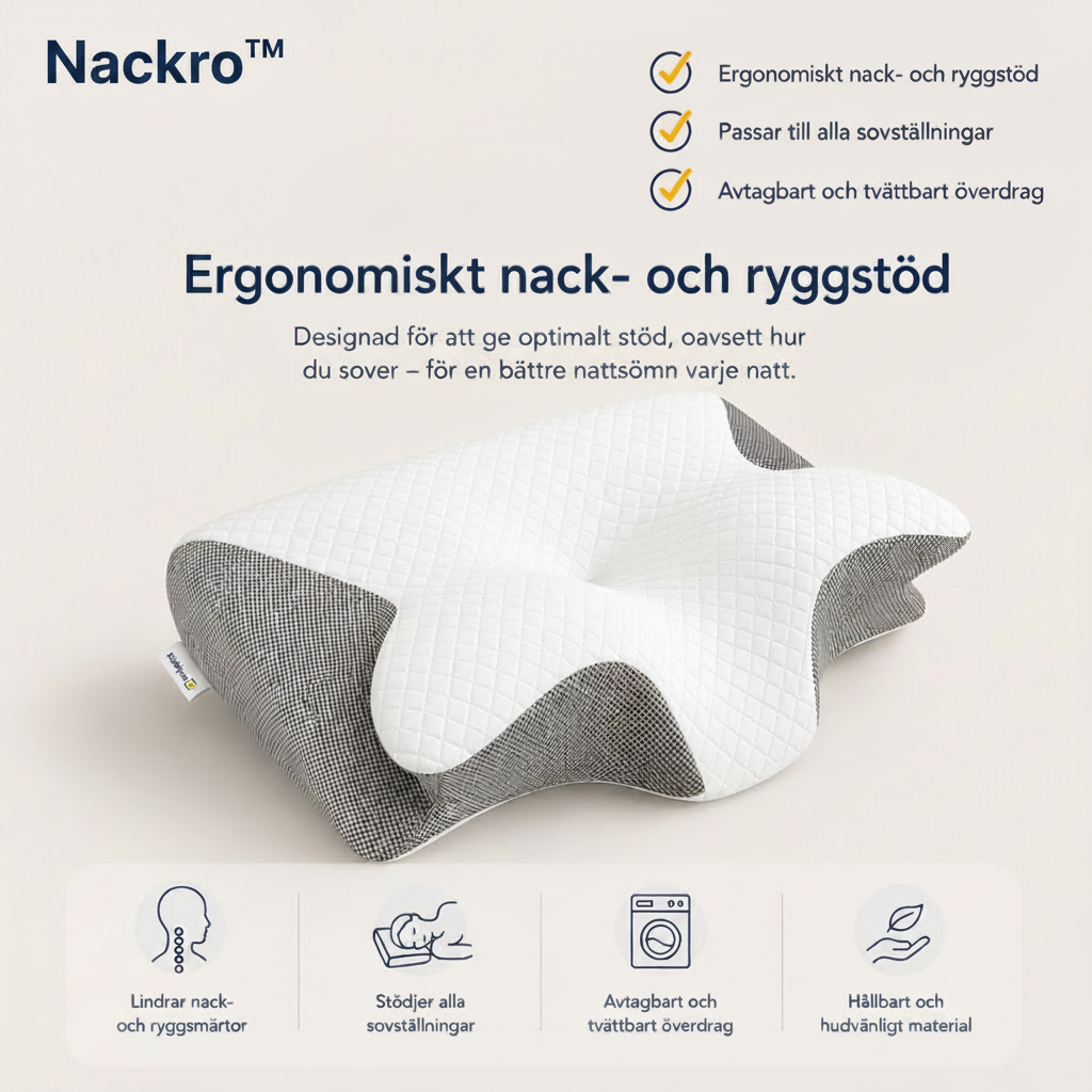 Nackro™ | Ortopedisk kudde