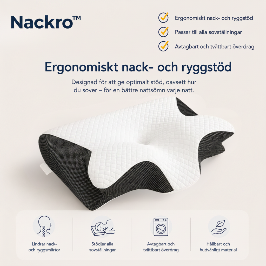 Nackro™ | Ortopedisk kudde