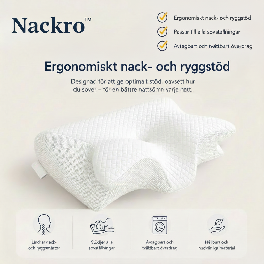 Nackro™ | Ortopedisk kudde