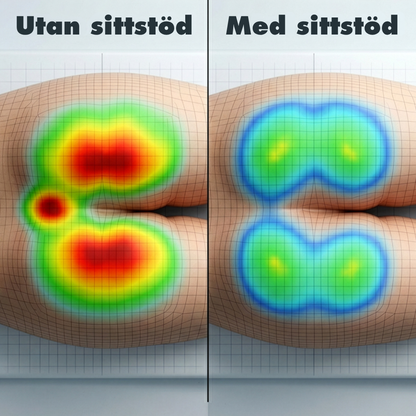 Flow Sit™| Ergonomisk Gelkudde för Rygg, Höft & Bättre Sittkomfort
