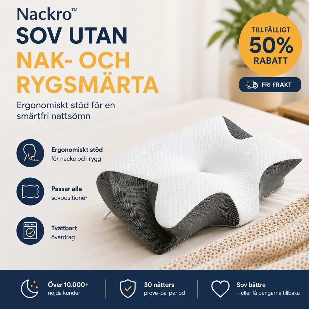 Nackro™ | Ortopedisk kudde