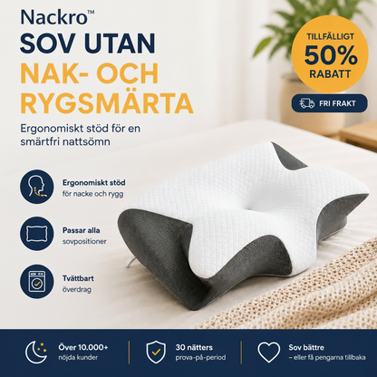 Nackro™ | Ortopedisk kudde