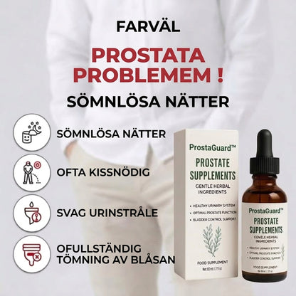 ProstaGuard™ | Naturlig prostatahälsa för män