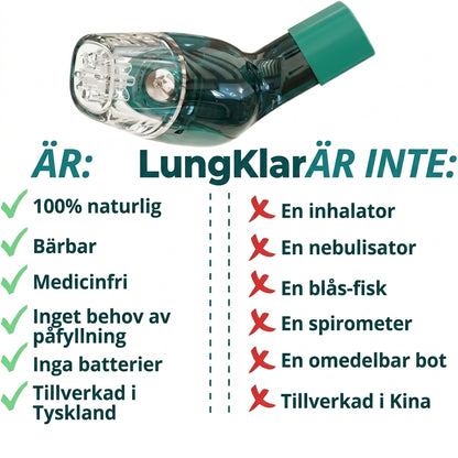 LungKlar™ | Andningstränare med justerbart motstånd