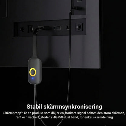 Skärmpropp™ | Större skärmupplevelser utan Wi-Fi eller krångel