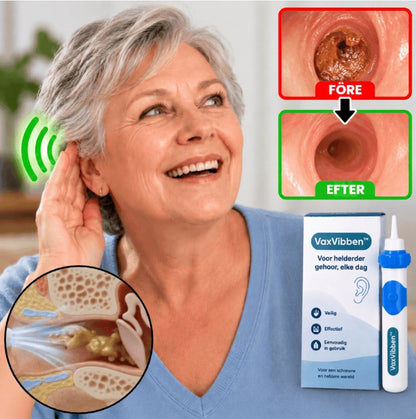 VaxVibben™ | Skonsam öronrengörare med vibration och sug