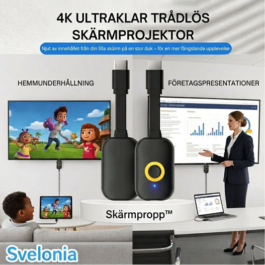 Skärmpropp™ | Större skärmupplevelser utan Wi-Fi eller krångel