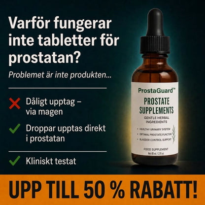 ProstaGuard™ | Naturlig prostatahälsa för män