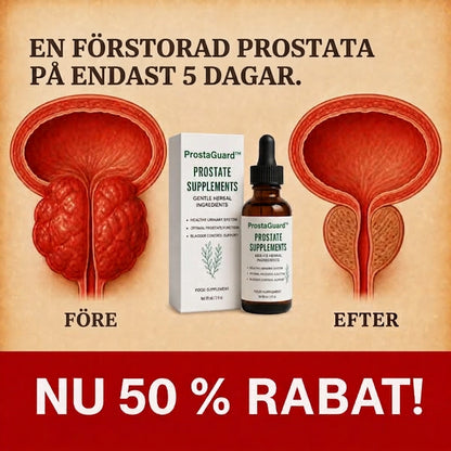 ProstaGuard™ | Naturlig prostatahälsa för män