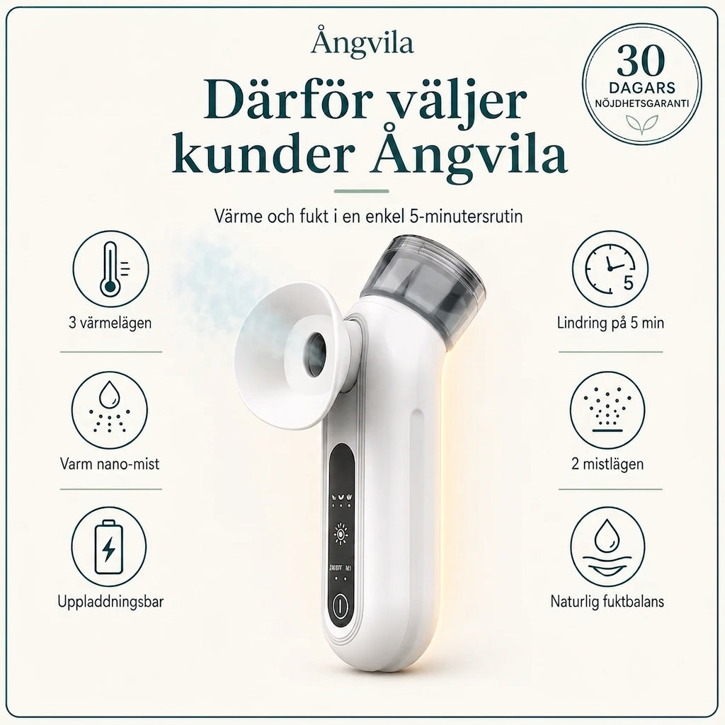 Ångvila™  | Den nya 5-minutersrutinen för torra ögon