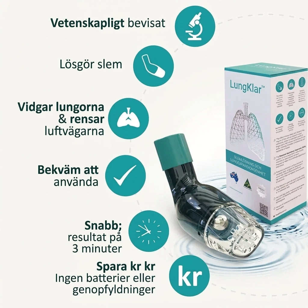 LungKlar™ | Andningstränare med justerbart motstånd