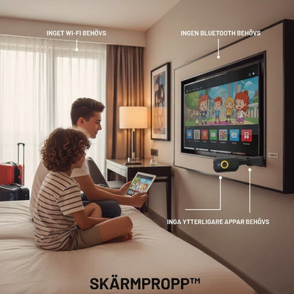Skärmpropp™ | Större skärmupplevelser utan Wi-Fi eller krångel