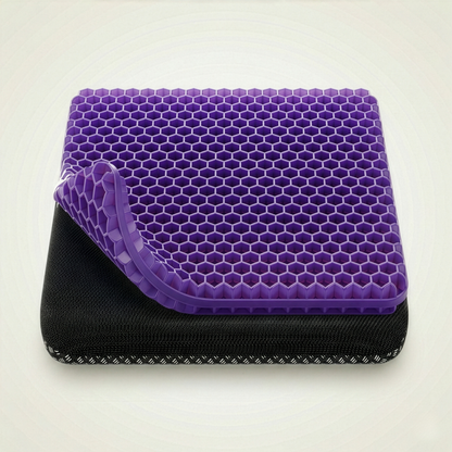 Flow Sit™| Ergonomisk Gelkudde för Rygg, Höft & Bättre Sittkomfort