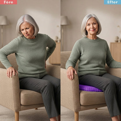 Flow Sit™| Ergonomisk Gelkudde för Rygg, Höft & Bättre Sittkomfort