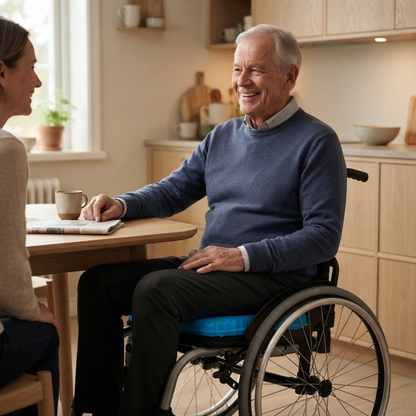 Flow Sit™| Ergonomisk Gelkudde för Rygg, Höft & Bättre Sittkomfort