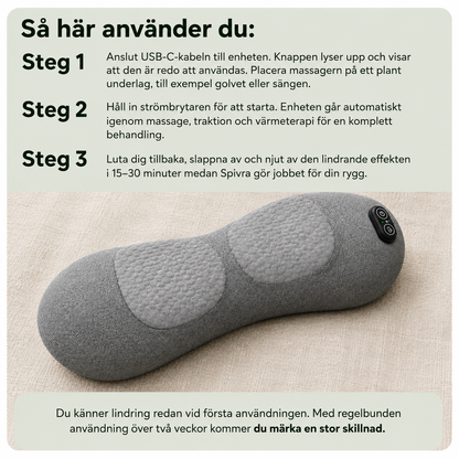 Spinova™⎜Mot ryggont & spänningar