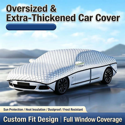 NordGuard™ ThermoShield | Reflekterande Vindrute- & Motorhuvsskydd för Alla Väder