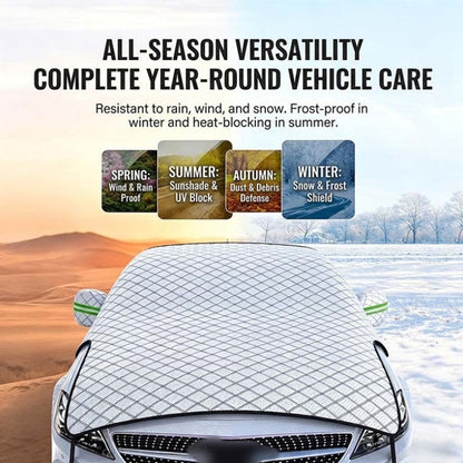 NordGuard™ ThermoShield | Reflekterande Vindrute- & Motorhuvsskydd för Alla Väder
