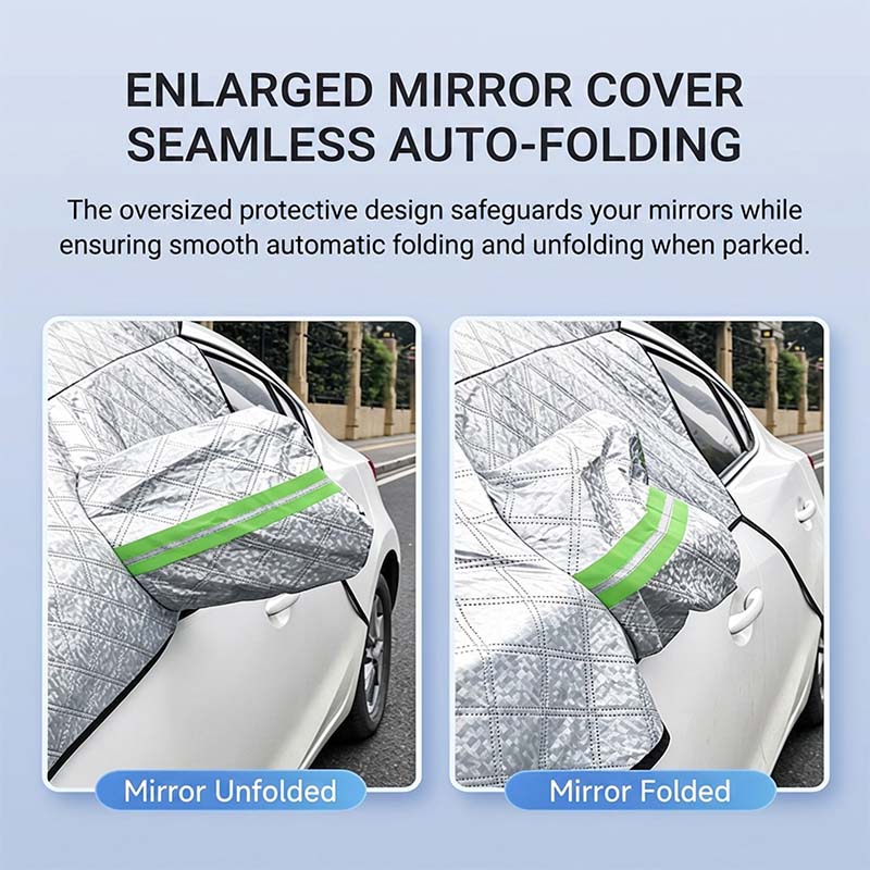 NordGuard™ ThermoShield | Reflekterande Vindrute- & Motorhuvsskydd för Alla Väder
