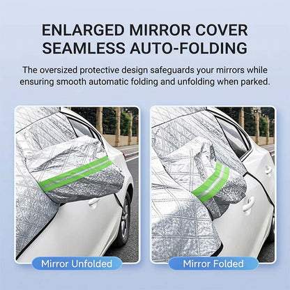NordGuard™ ThermoShield | Reflekterande Vindrute- & Motorhuvsskydd för Alla Väder